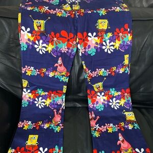 SpongeBob and Patrick Floral Loudmouth Ladies Pants